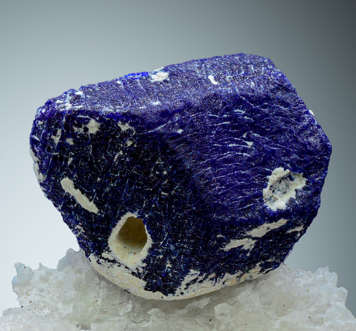 Lazurite On Calcite