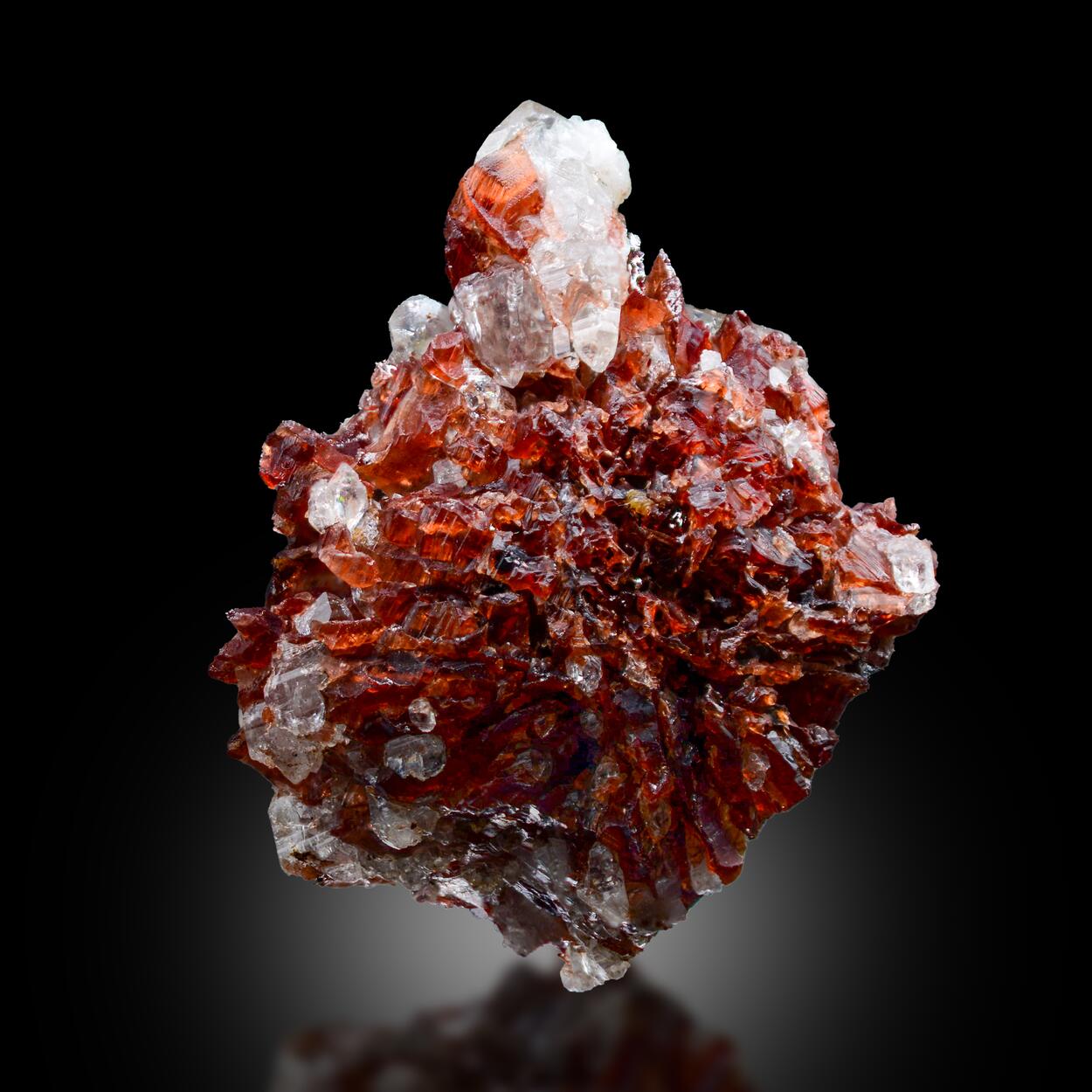 Garnet With Quartz & Albite