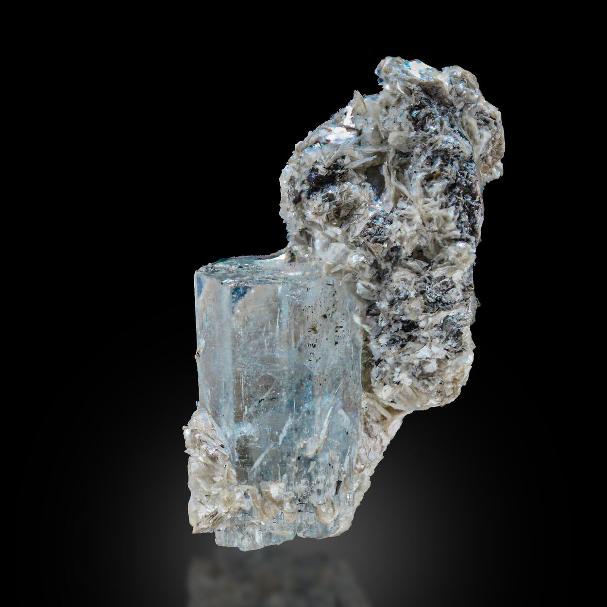 Aquamarine With Muscovite