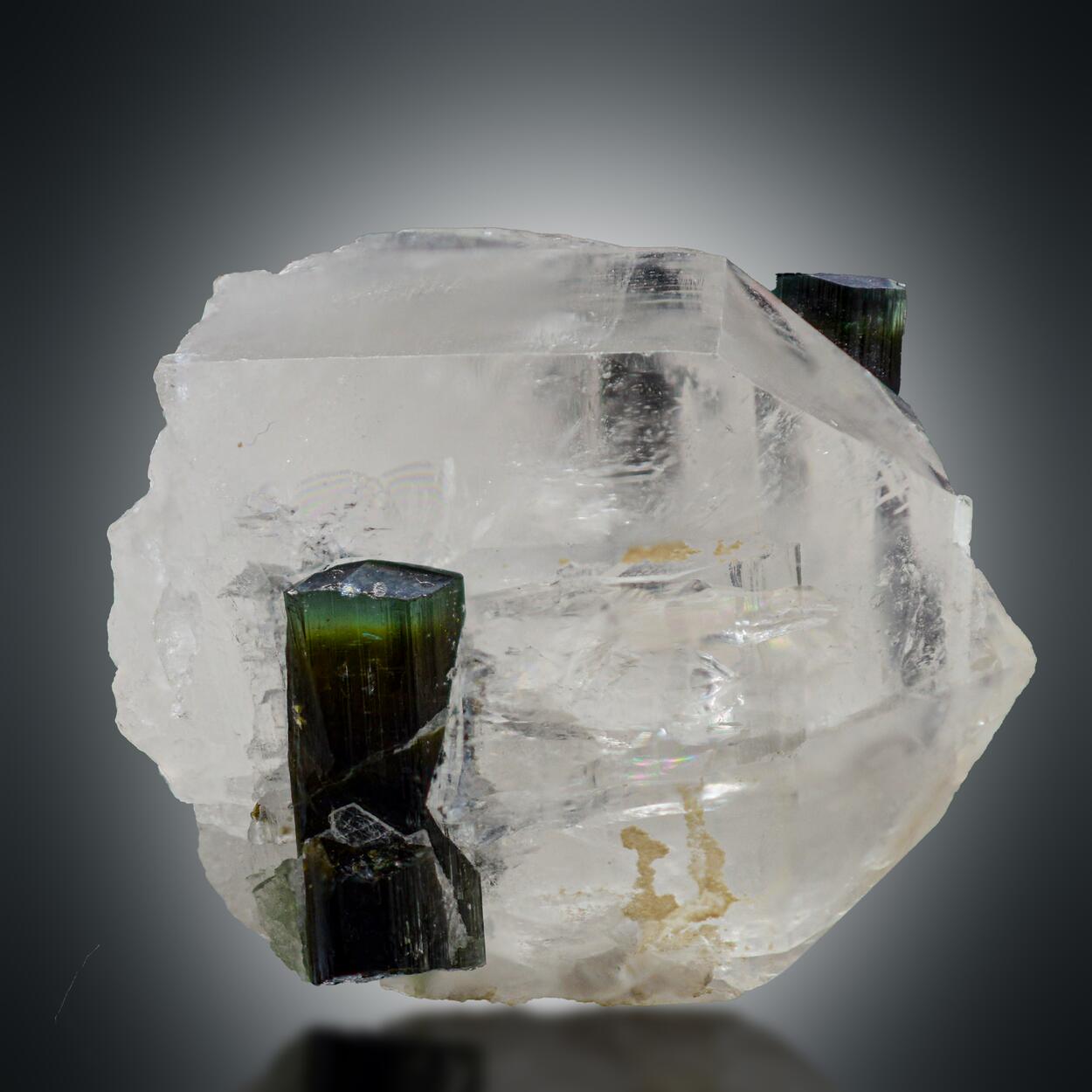 Quartz With Tourmaline