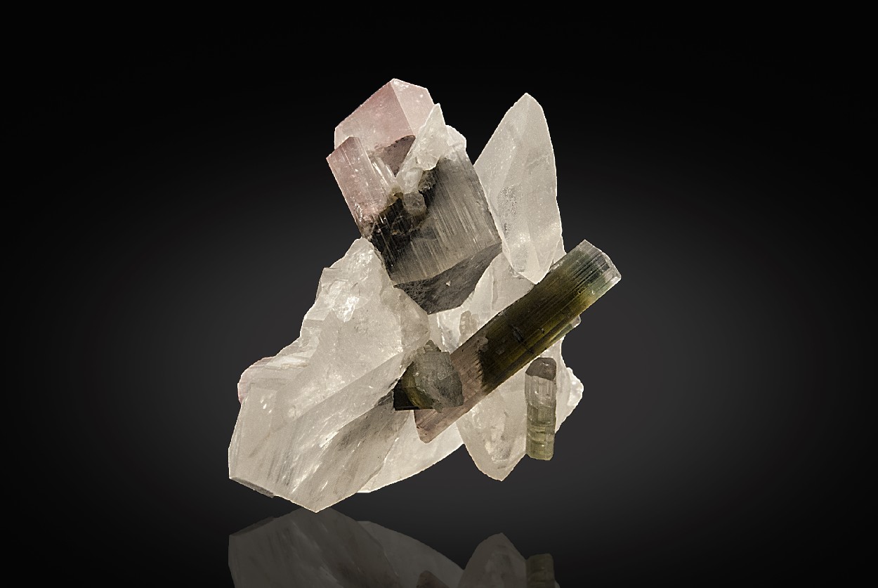 Elbaite With Quartz & Cleavelandite