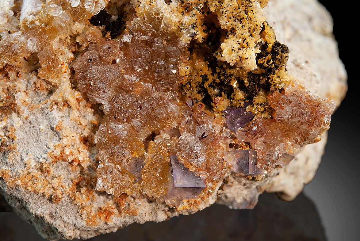 Fluorite With Hemimorphite