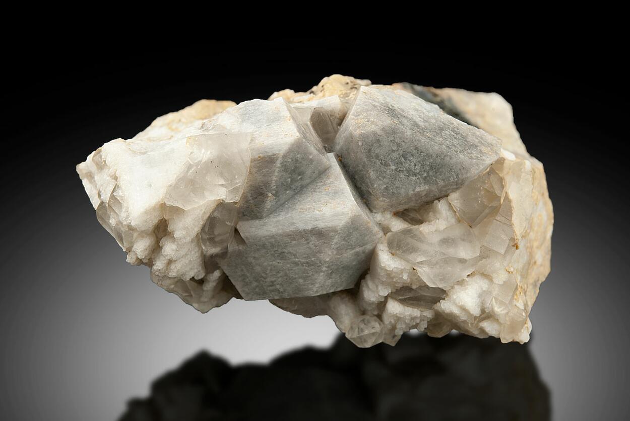 Microcline With Quartz & Cleavelandite