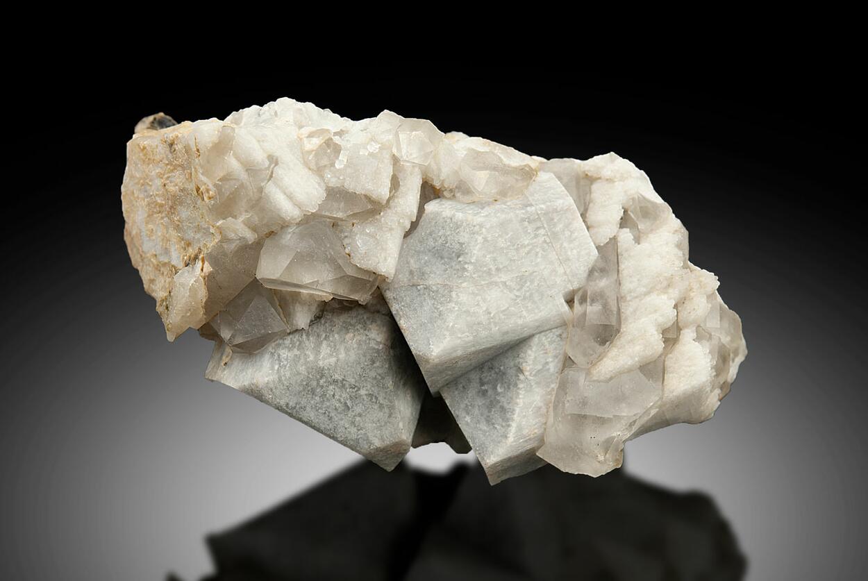 Microcline With Quartz & Cleavelandite