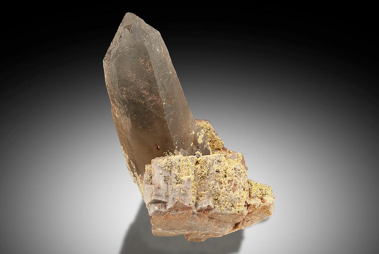 Quartz Spessartine & Orthoclase