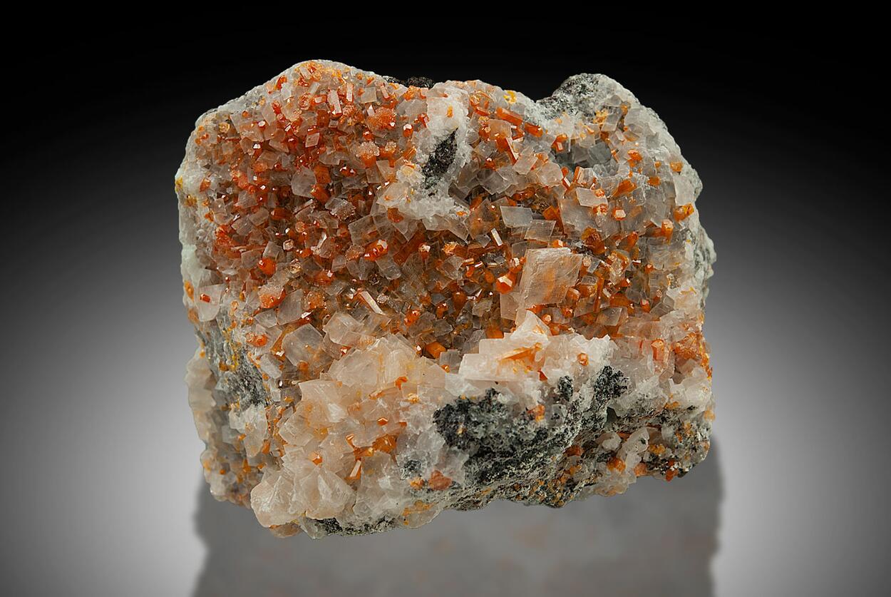 Vanadinite & Calcite