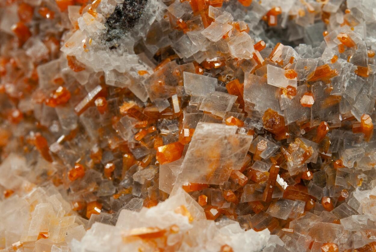 Vanadinite & Calcite