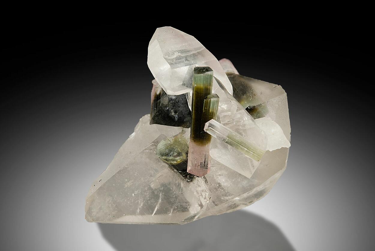 Elbaite With Quartz & Cleavelandite