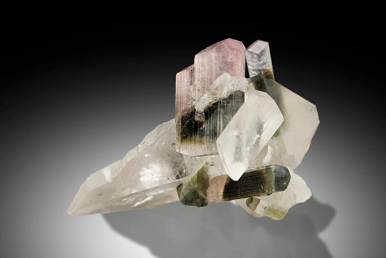 Elbaite With Quartz & Cleavelandite