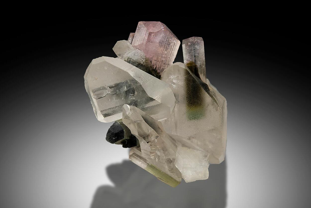 Elbaite With Quartz & Cleavelandite