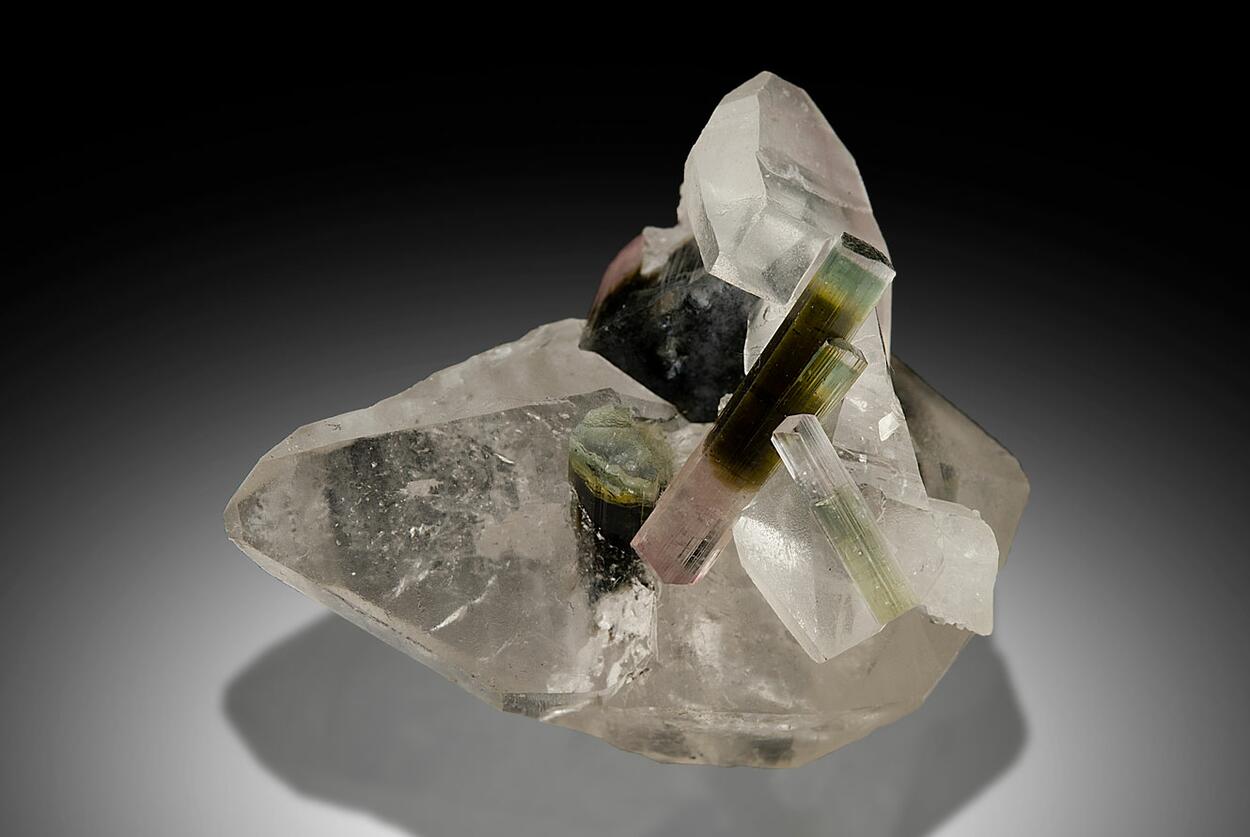 Elbaite With Quartz & Cleavelandite