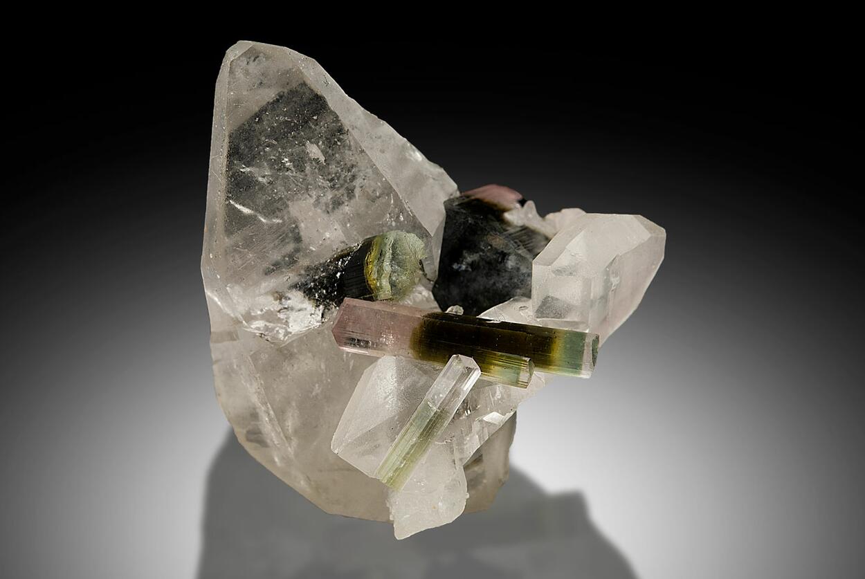 Elbaite With Quartz & Cleavelandite