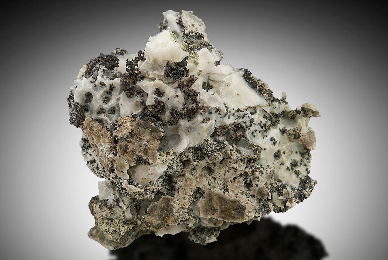 Silver With Acanthite & Sphalerite