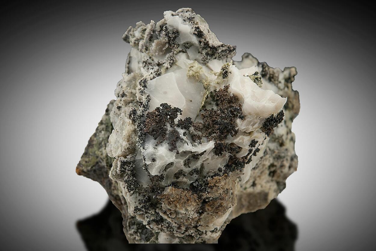 Silver With Acanthite & Sphalerite