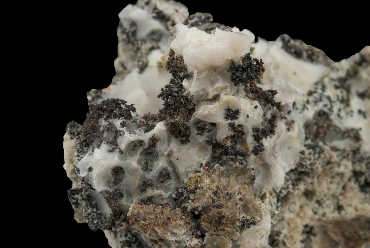 Silver With Acanthite & Sphalerite