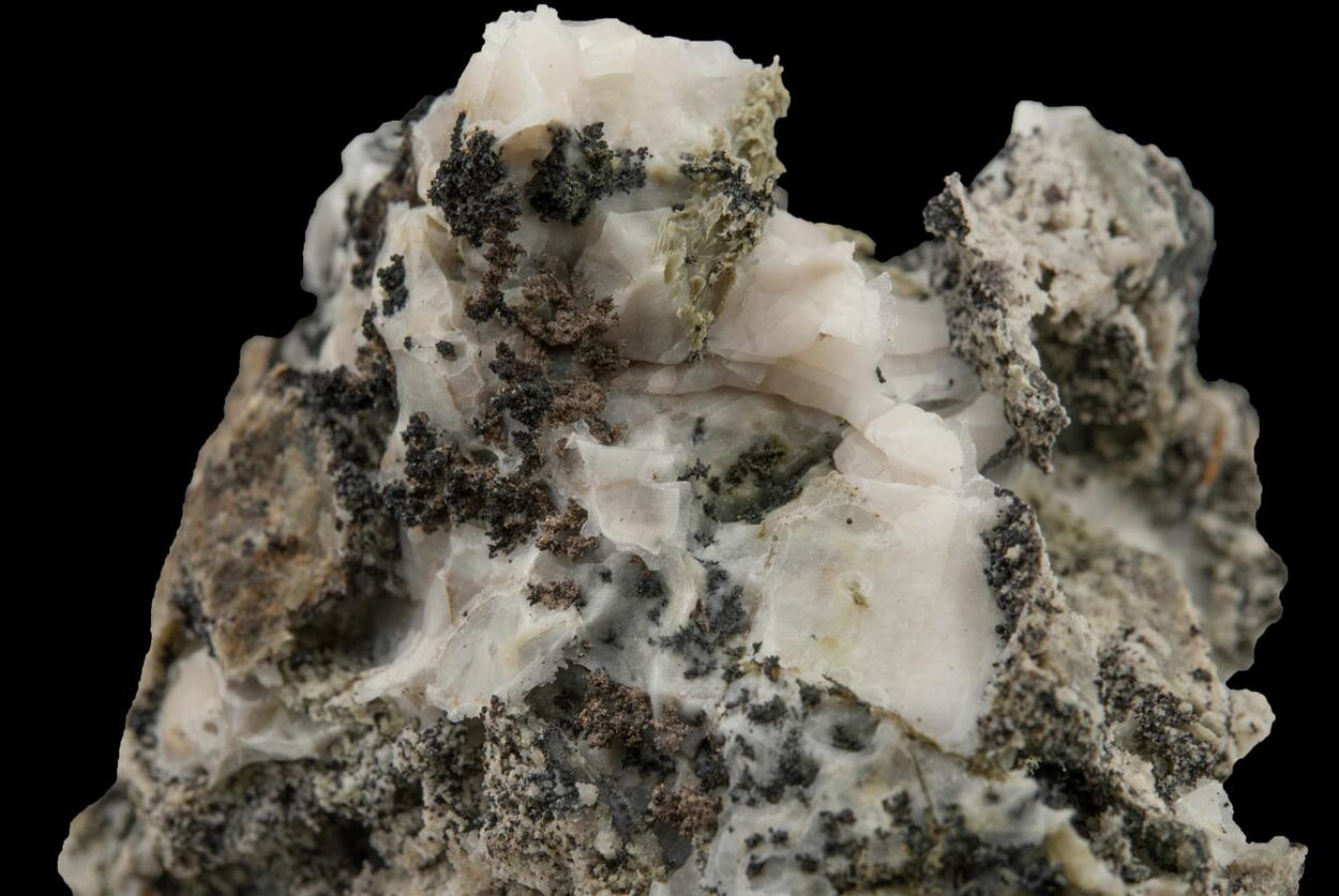 Silver With Acanthite & Sphalerite