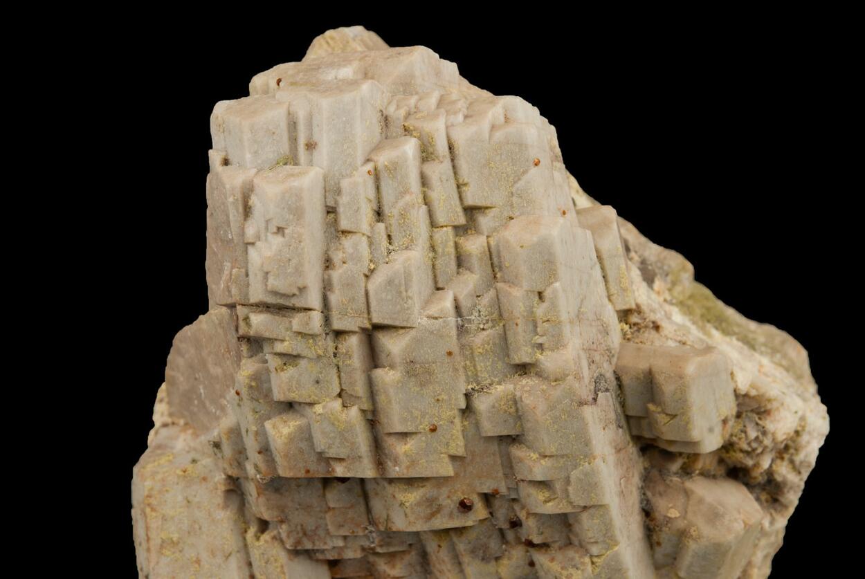 Spessartine On Microcline & Smoky Quartz