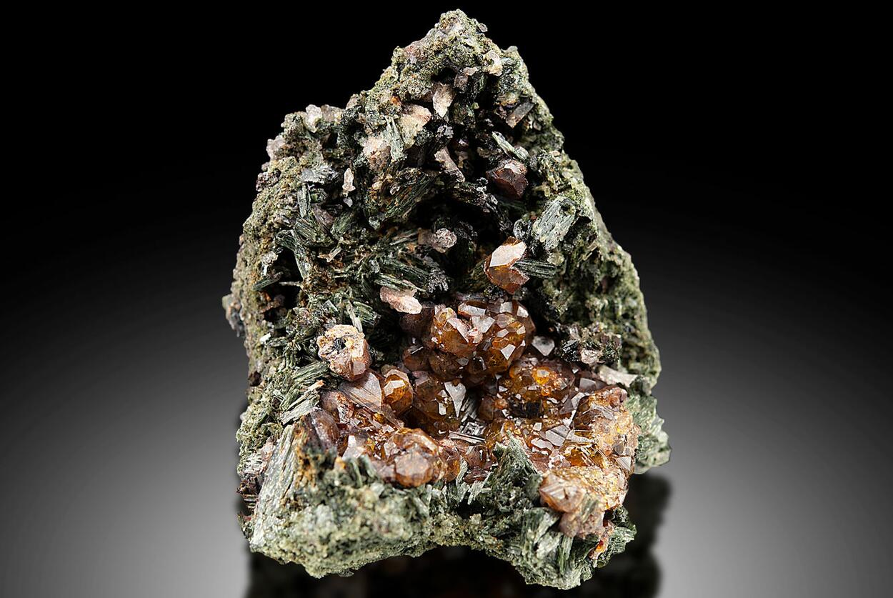 Andradite On Ferro-hornblende