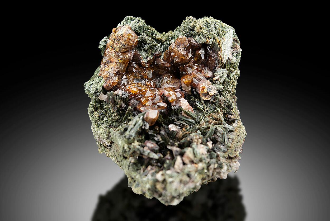 Andradite On Ferro-hornblende