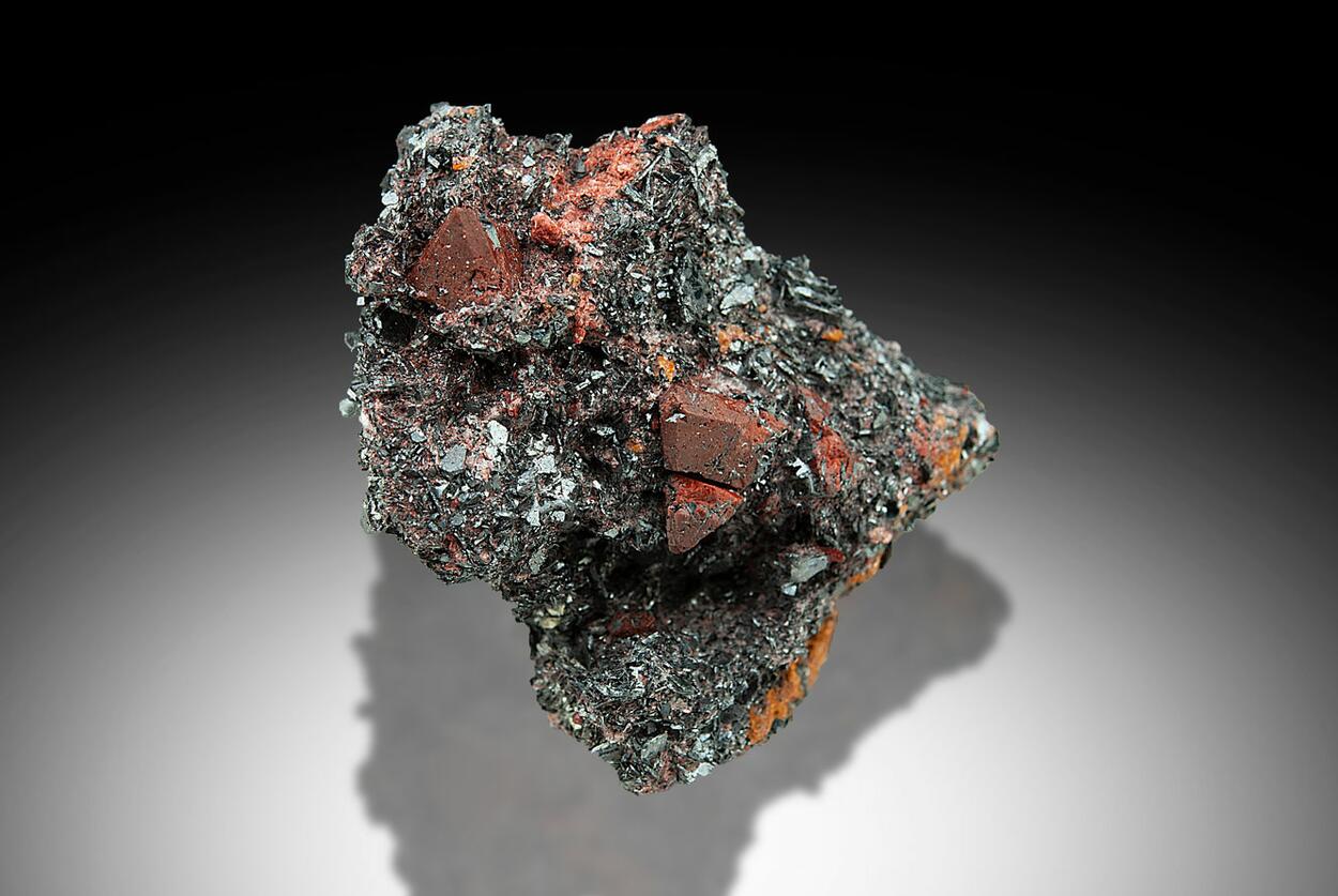 Zunyite On Hematite