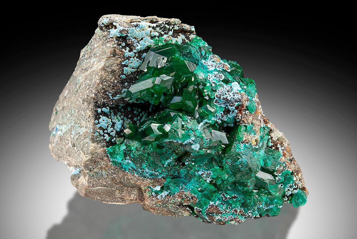 Dioptase & Plancheite