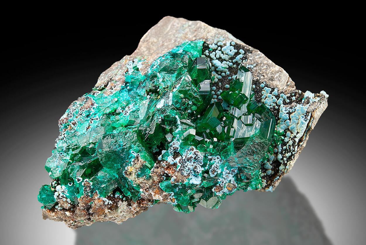 Dioptase & Plancheite