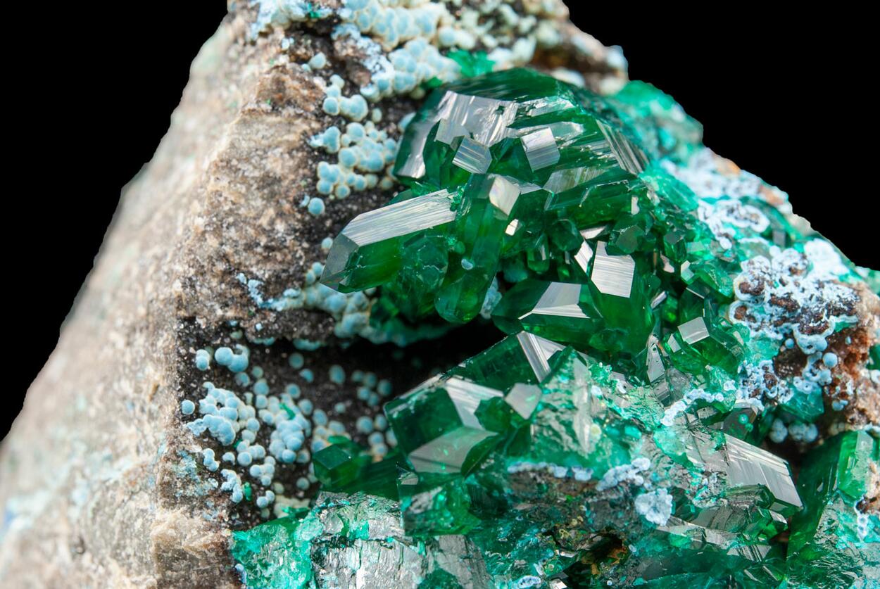 Dioptase & Plancheite