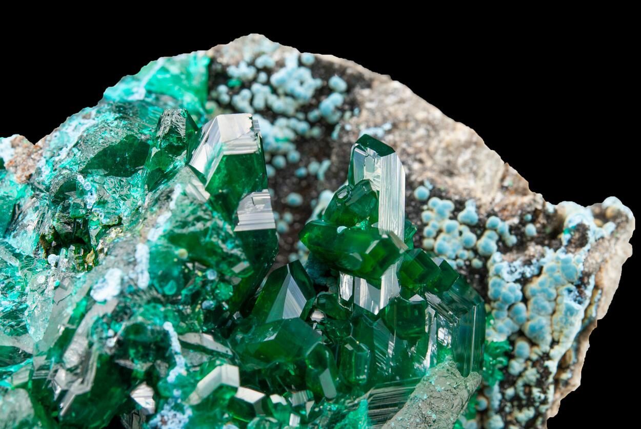 Dioptase & Plancheite