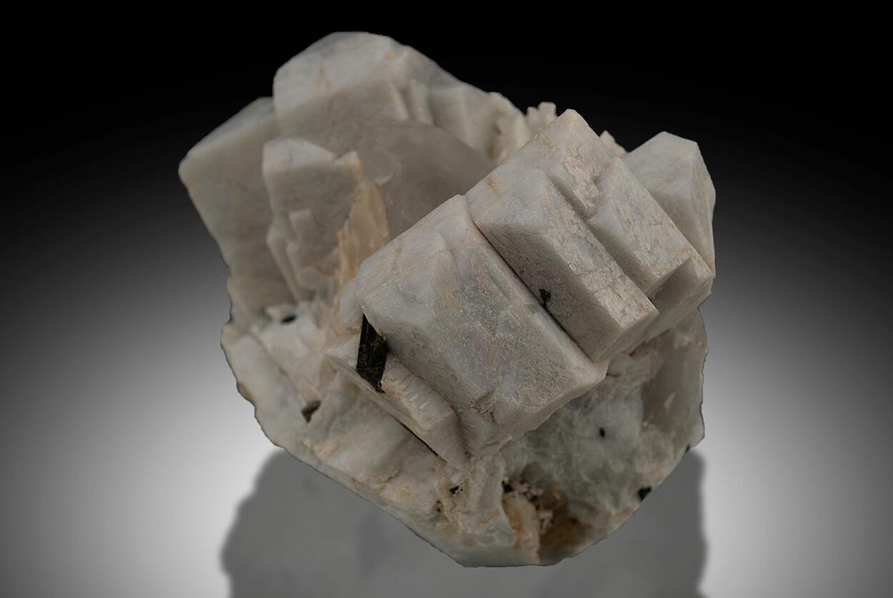 Microcline With Elbaite & Quartz