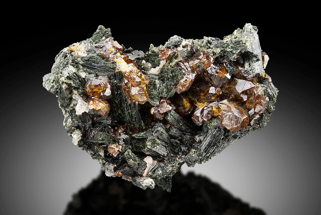 Andradite On Ferro-hornblende