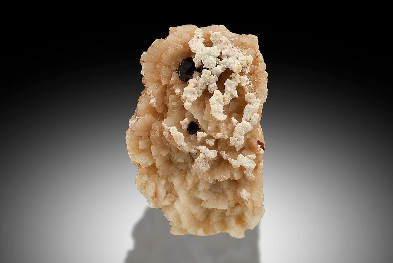 Spessartine On Albite & Aragonite