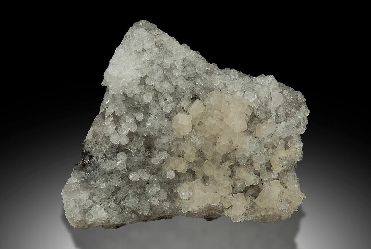 Analcime With Calcite