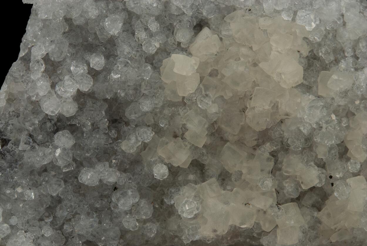 Analcime With Calcite