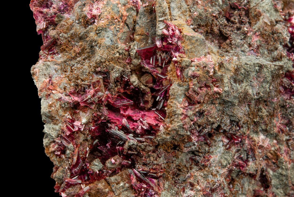 Erythrite On Skutterudite