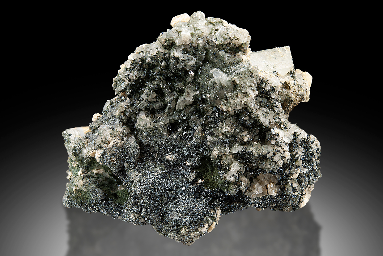 K Feldspar Var Adularia Calcite & Hematite