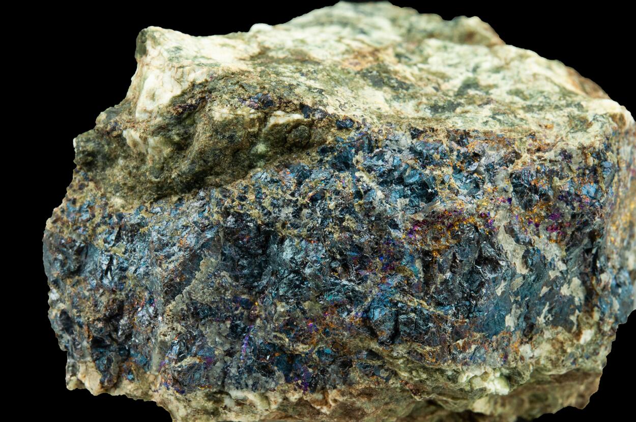Bornite Chalcocite & Chalcopyrite