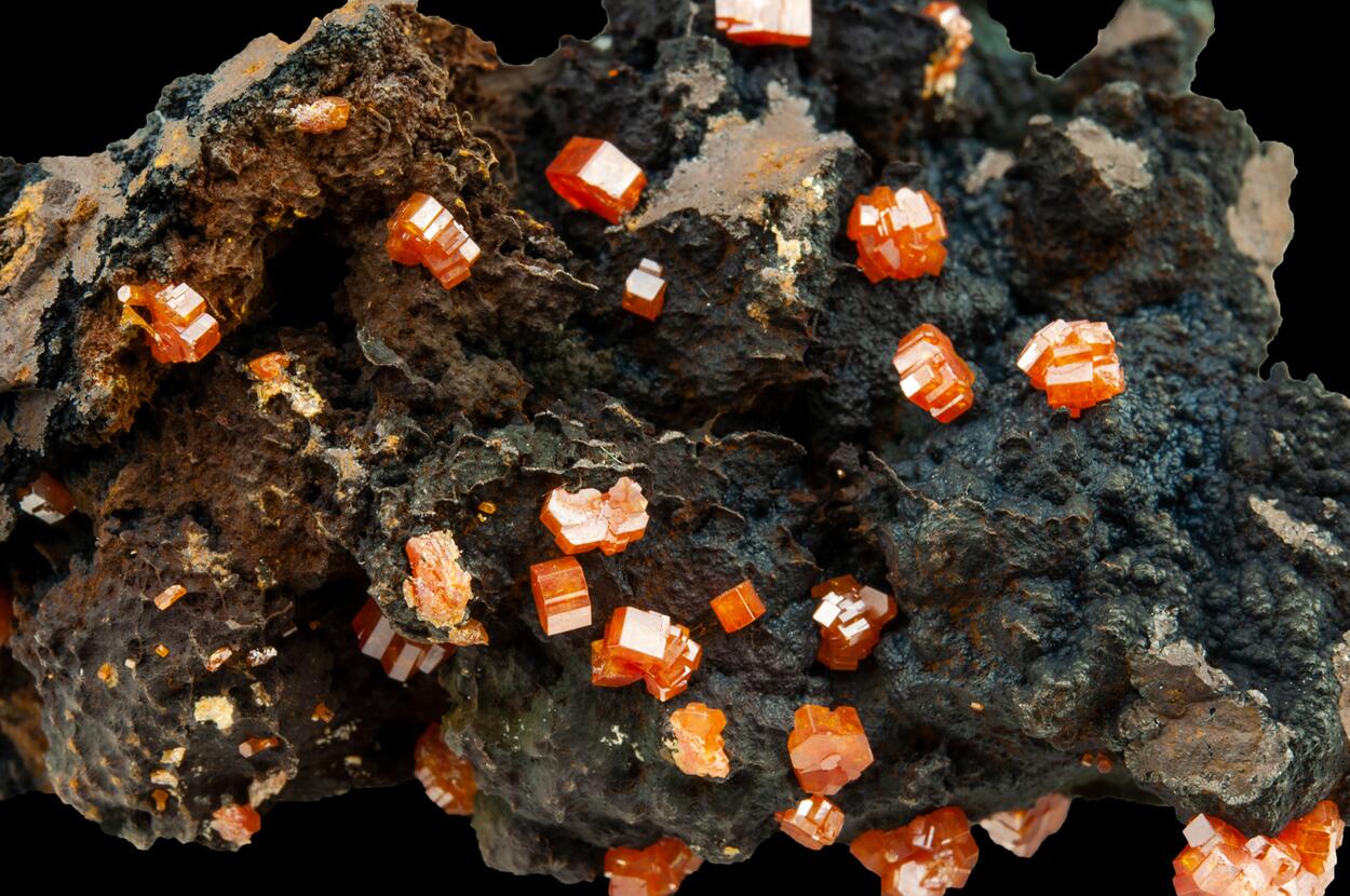 Vanadinite On Goethite
