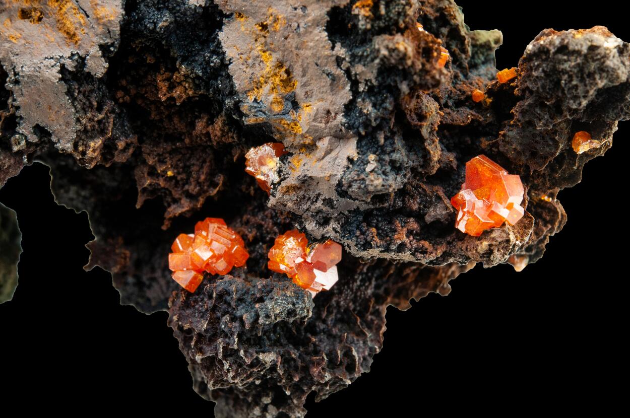 Vanadinite On Goethite