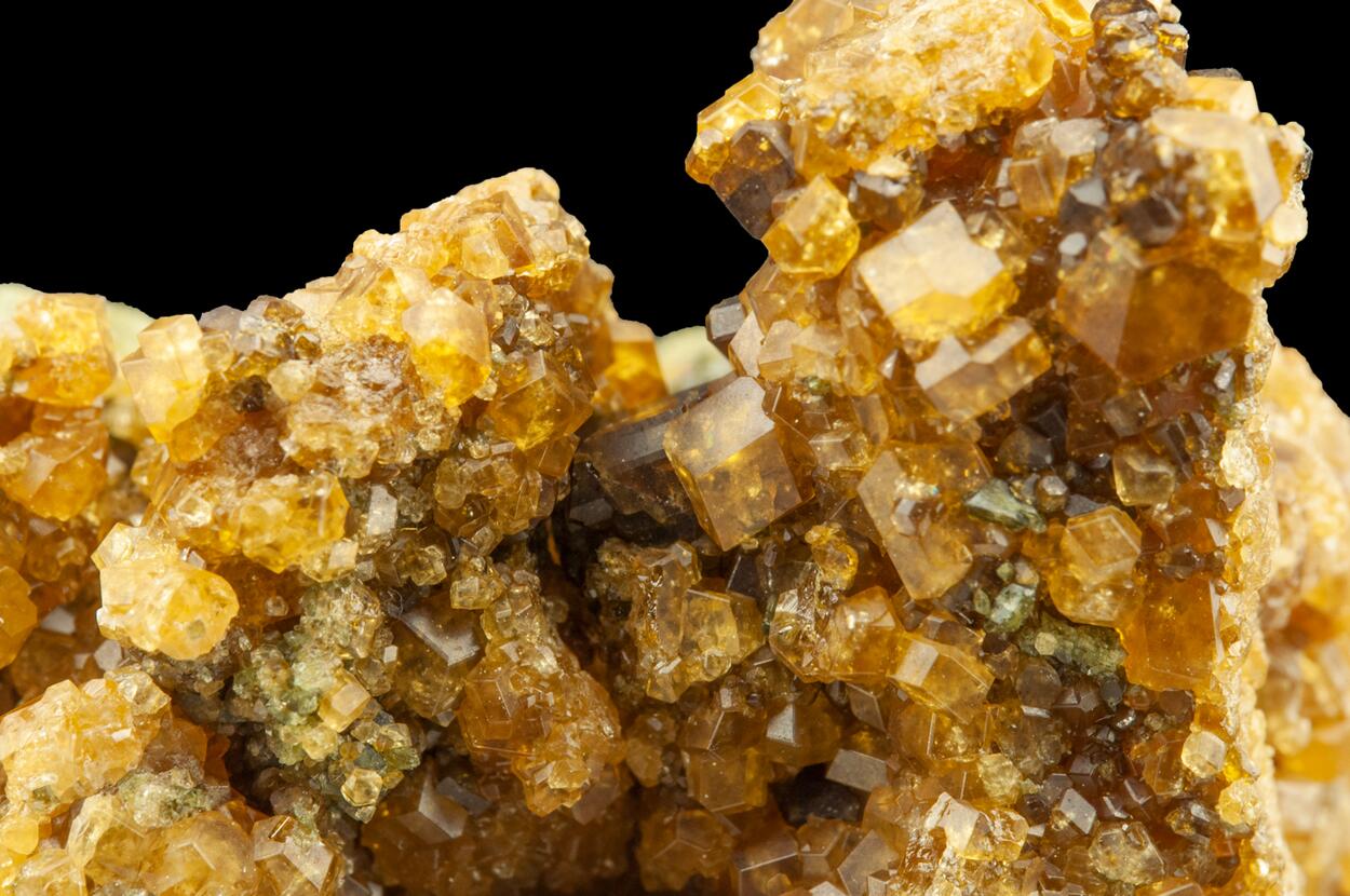 Grossular With Vesuvianite On Fassaite