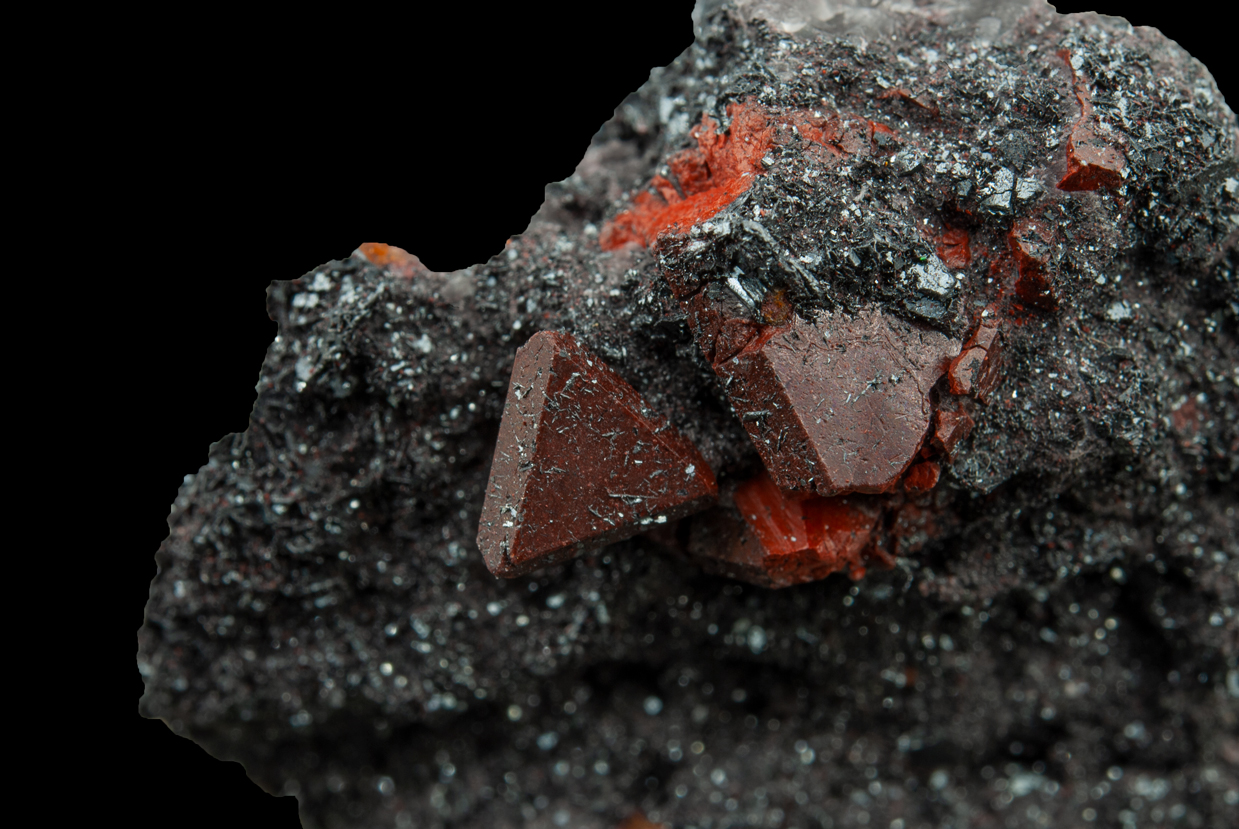 Zunyite On Hematite