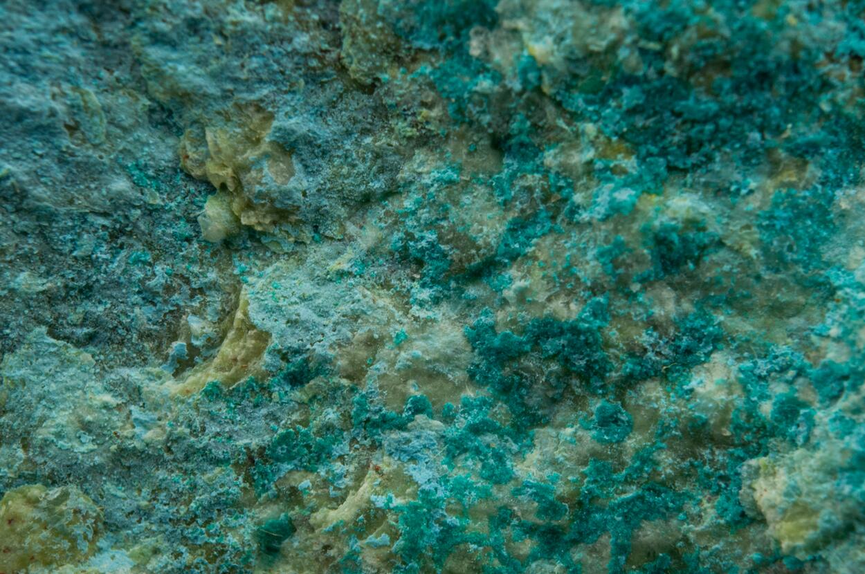 Spangolite With Connellite