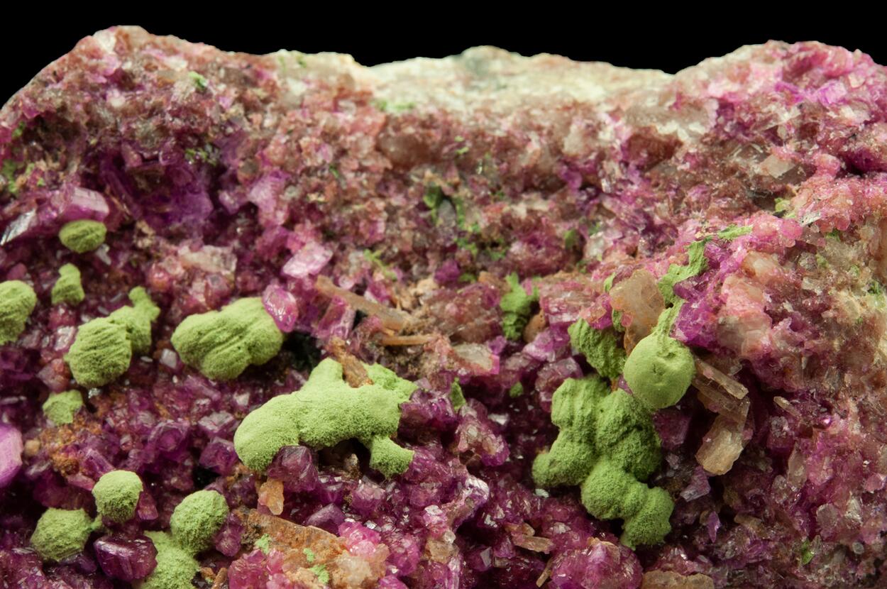 Kolwezite On Cobalt Dolomite