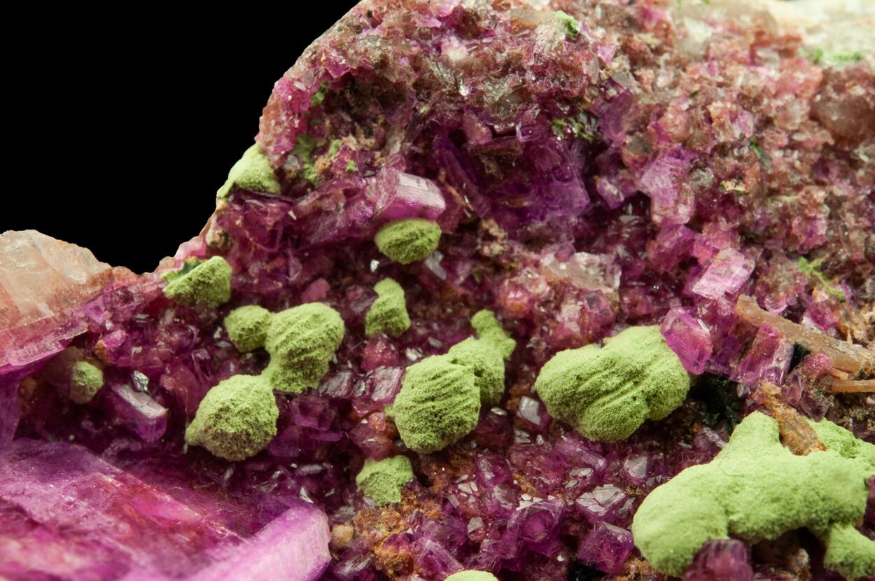 Kolwezite On Cobalt Dolomite