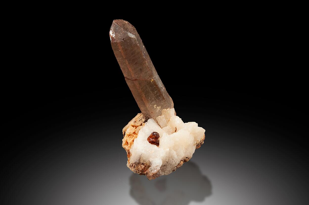 Smoky Quartz Spessartine & Albite