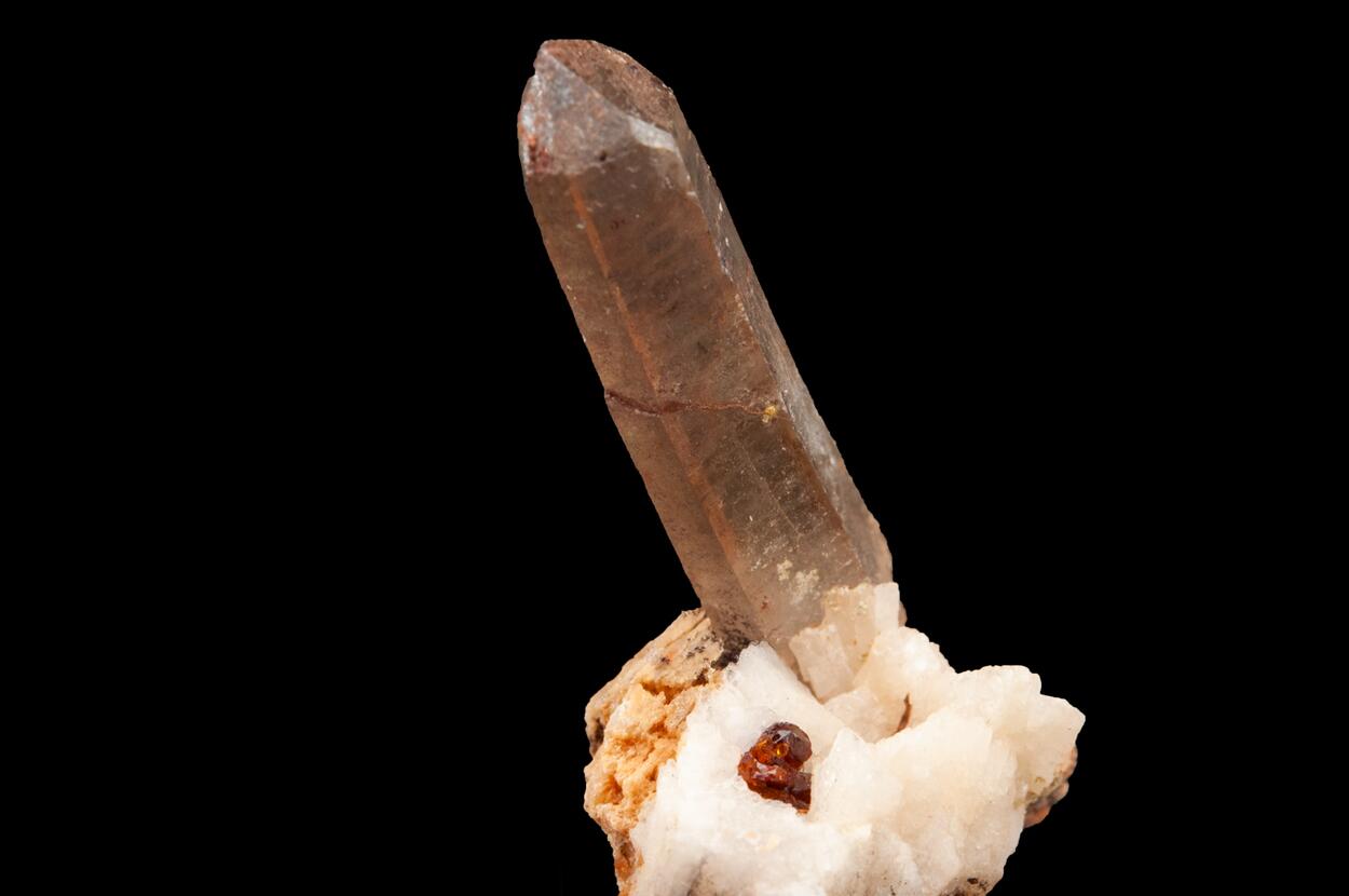 Smoky Quartz Spessartine & Albite