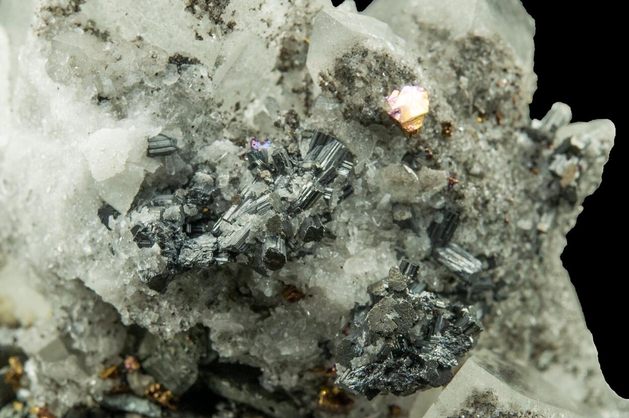 Bournonite On Quartz