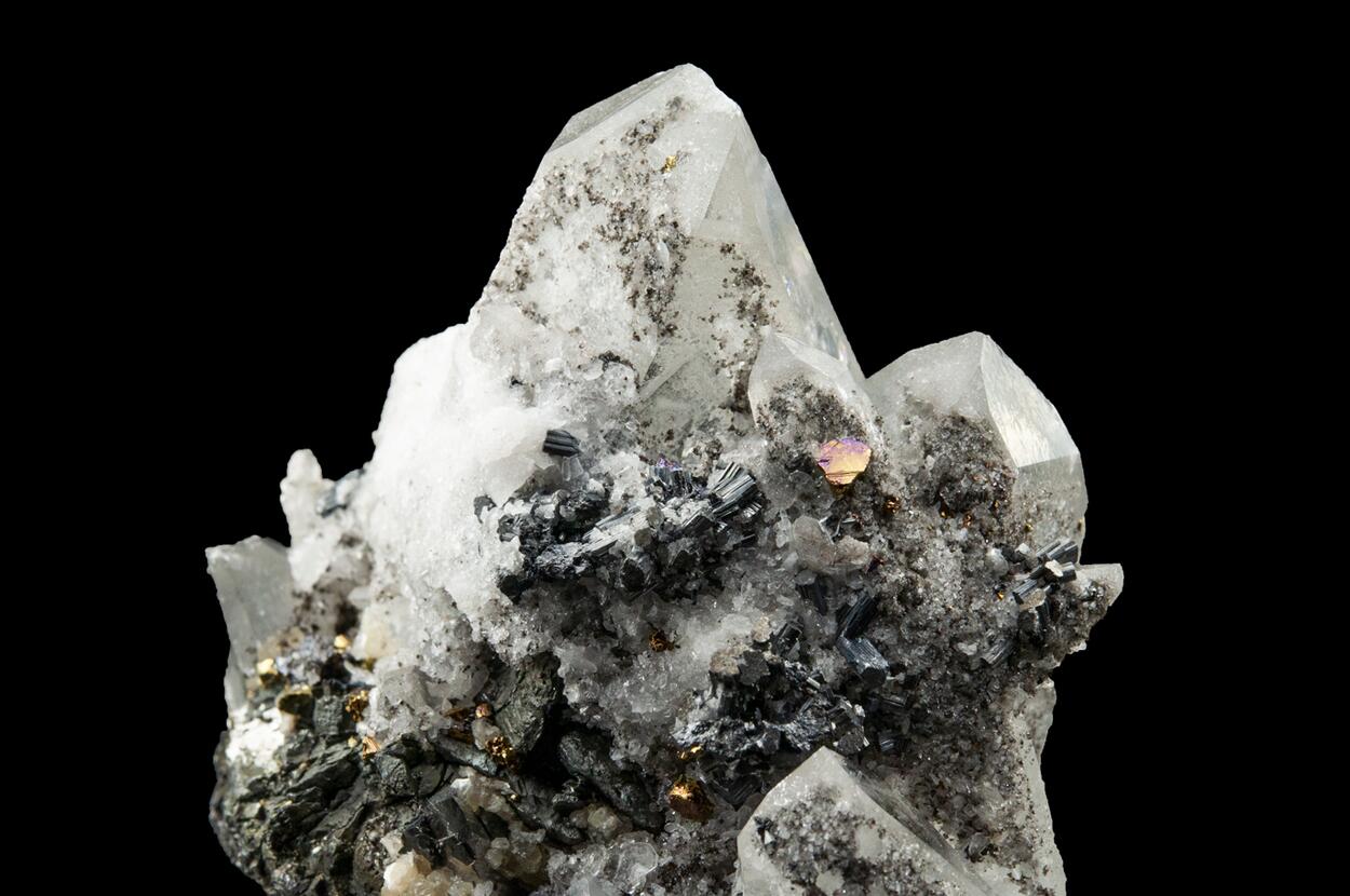 Bournonite On Quartz
