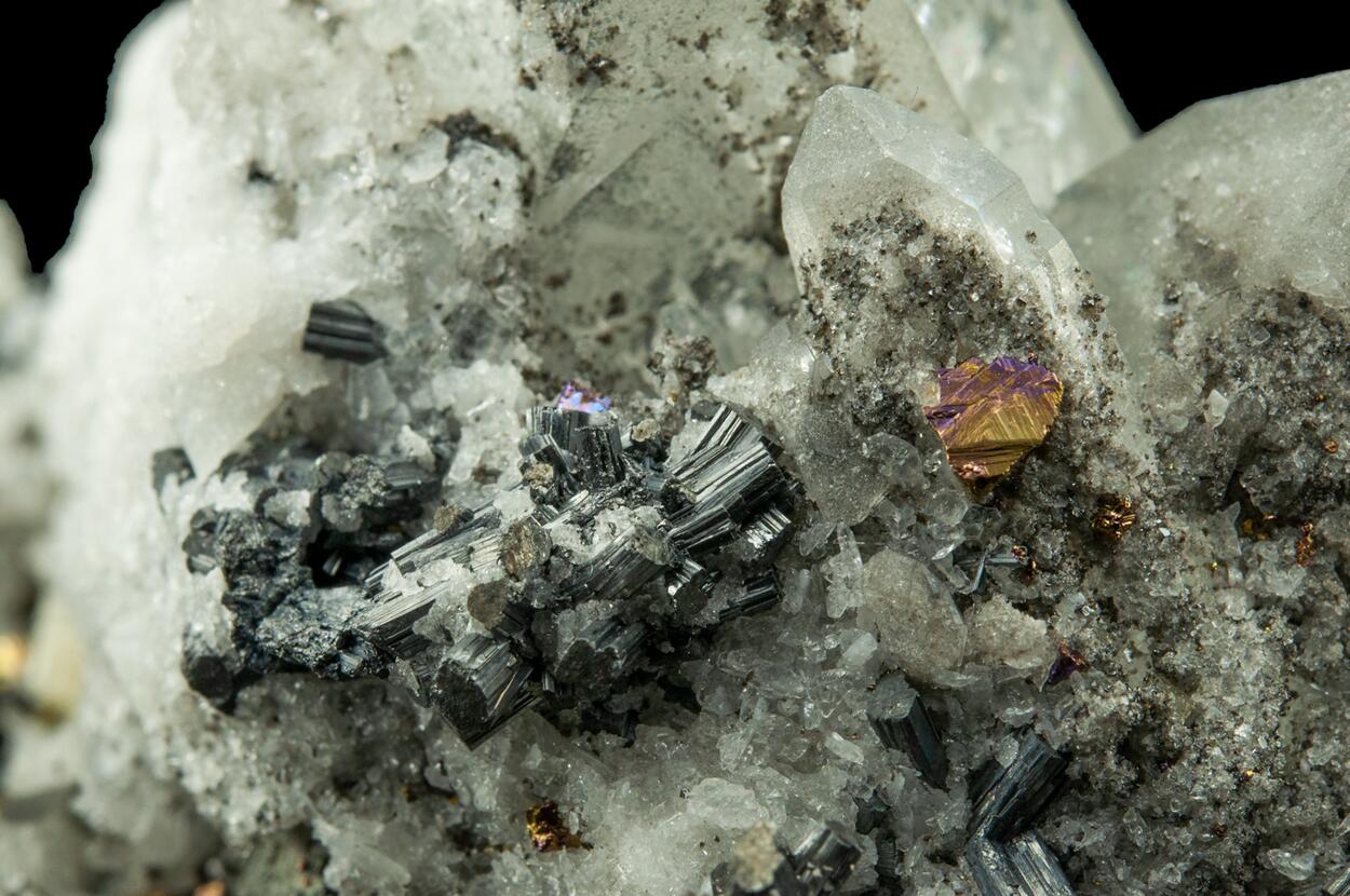 Bournonite On Quartz