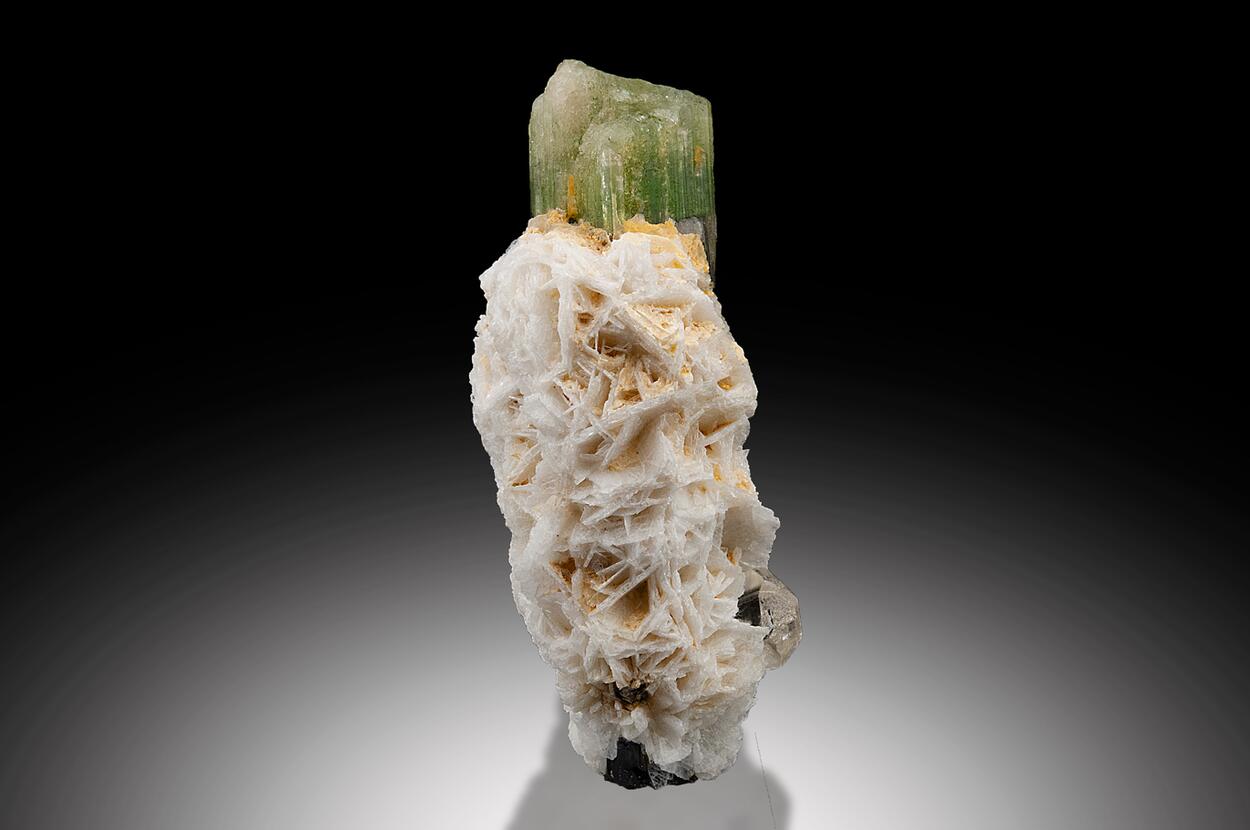 Elbaite Topaz & Albite Var Cleavelandite