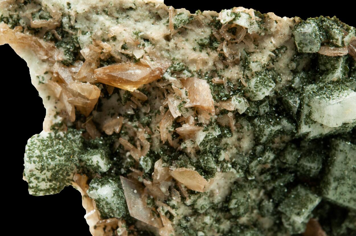 Titanite & Adularia With Chlorite Group